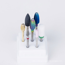 new arrival rainbow diamond drill bits nail set